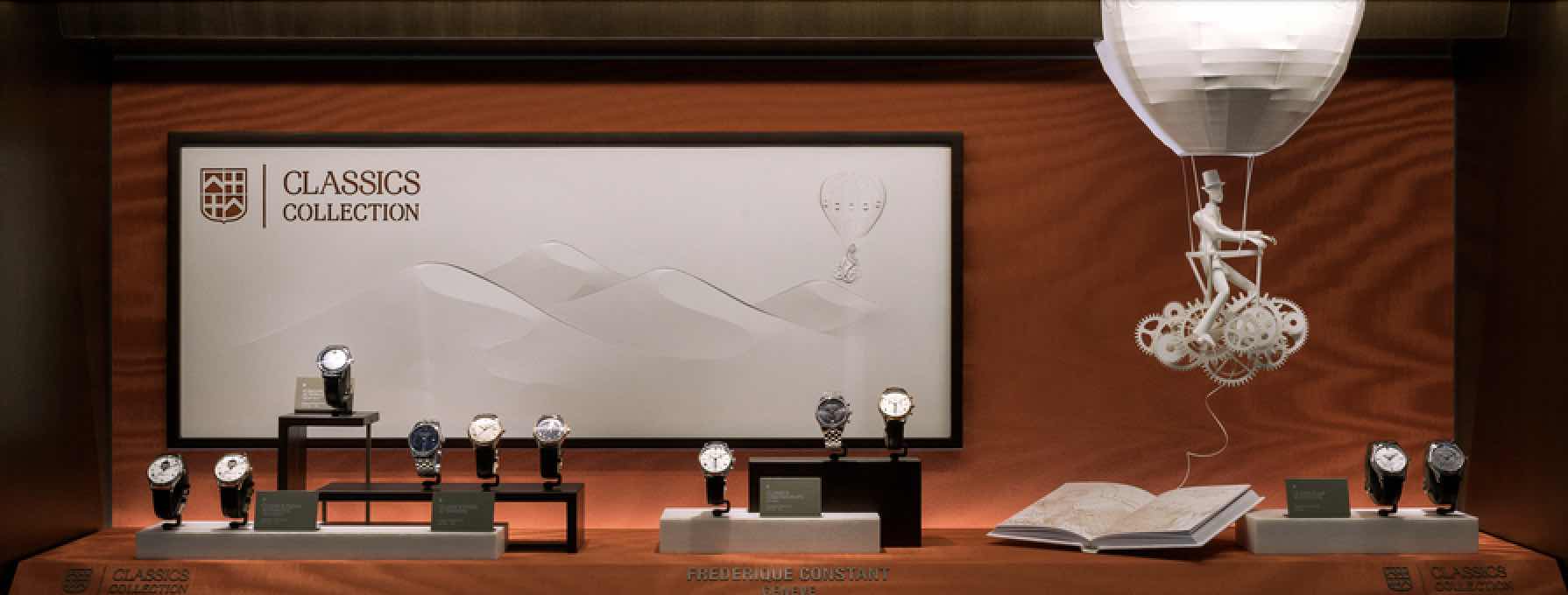 Frédéric Constant - Installation by Mathilde Nivet 